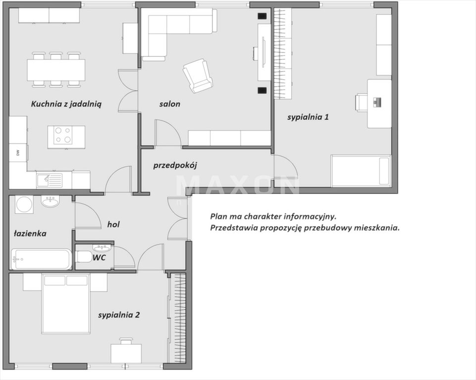 Lokal użytkowy na sprzedaż Warszawa, Mokotów, ul. św. Andrzeja Boboli  90m2 Foto 2