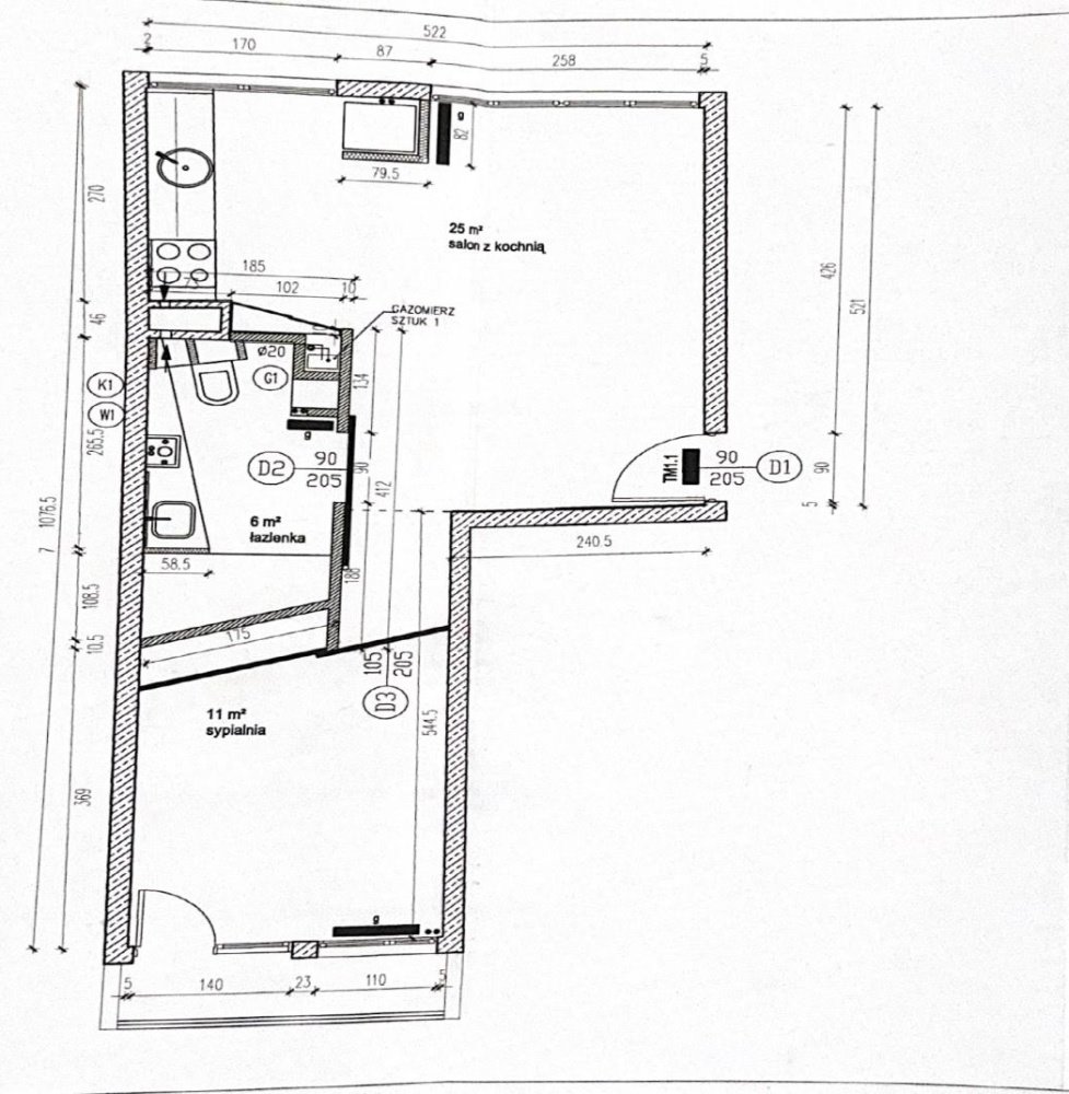 Mieszkanie dwupokojowe na sprzedaż Wrocław, Fabryczna, Jelenia  42m2 Foto 1