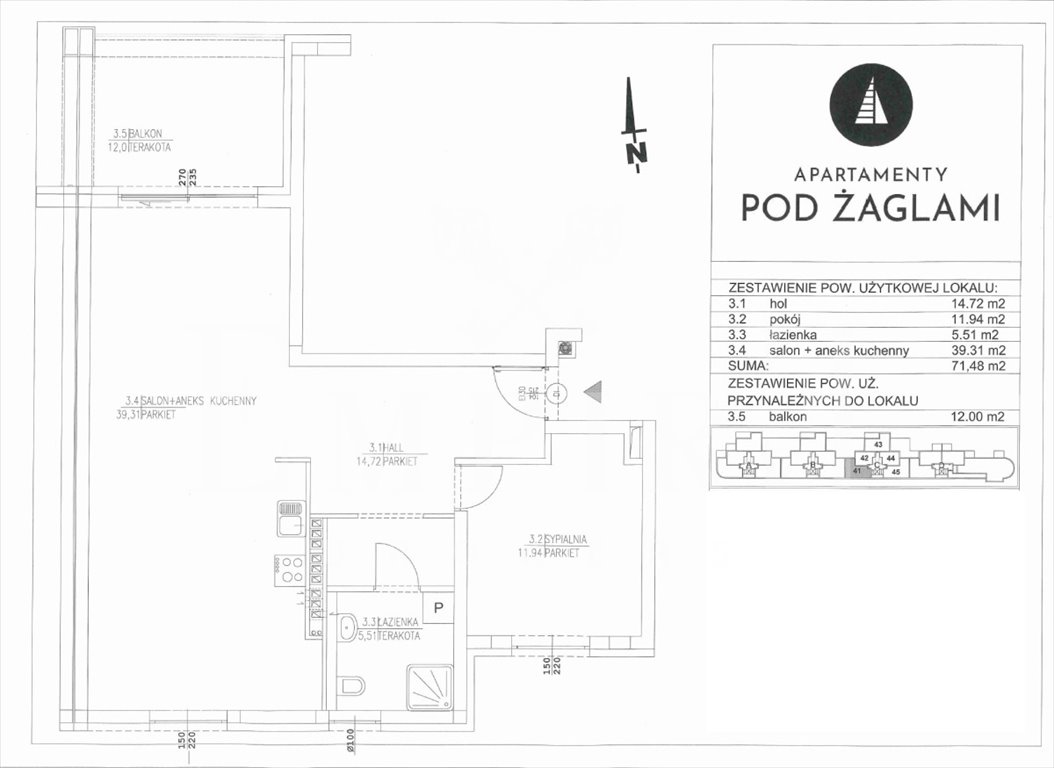 Mieszkanie dwupokojowe na sprzedaż Zegrze Południowe, Rybaki  71m2 Foto 2