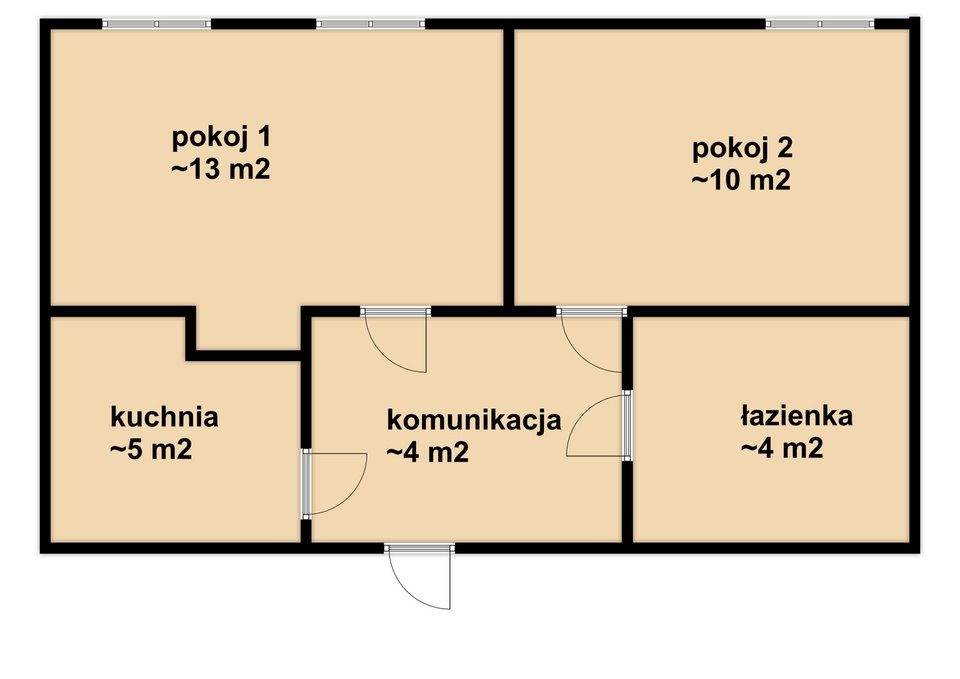 Mieszkanie dwupokojowe na sprzedaż Poznań, Wilda, Wilda, Przemysłowa  36m2 Foto 14