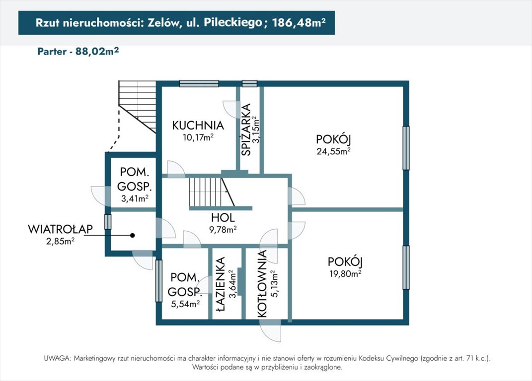 Dom na sprzedaż Zelów, Pułkownika Witolda Pileckiego  249m2 Foto 5