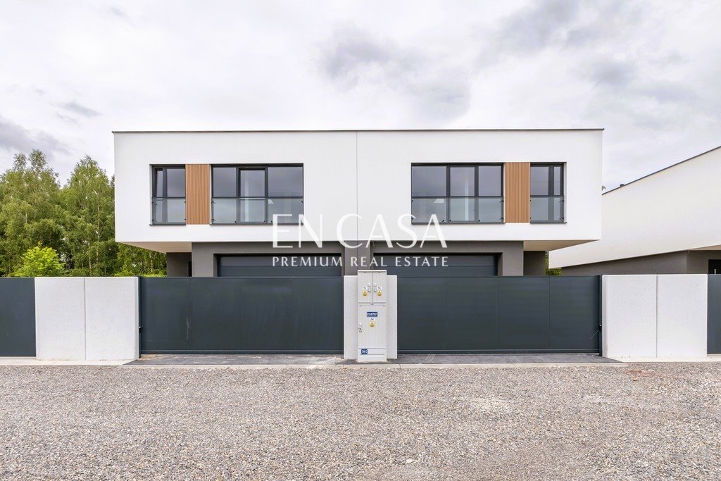 Nowoczesny dom w stanie deweloperskim z garażem i dużym ogródkiem Boryszew, Stefanówka  203m2 Foto 1