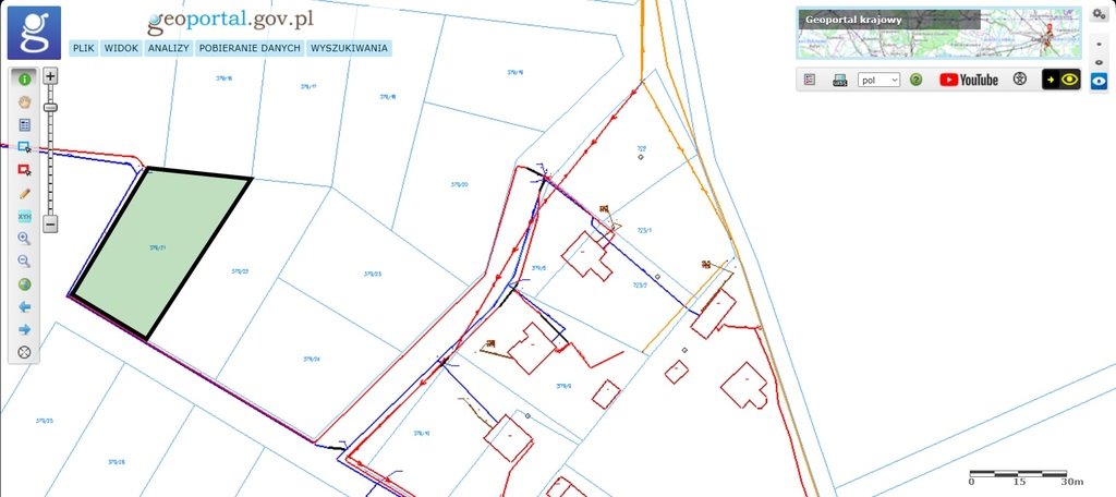 Działka budowlana na sprzedaż Kłyżów  1 502m2 Foto 1