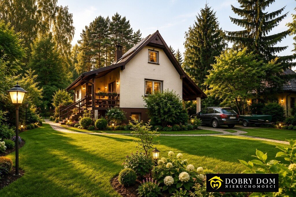 Urokliwy dom 115,95 m² z tarasem i lasem w Księżynie Księżyno  116m2 Foto 1