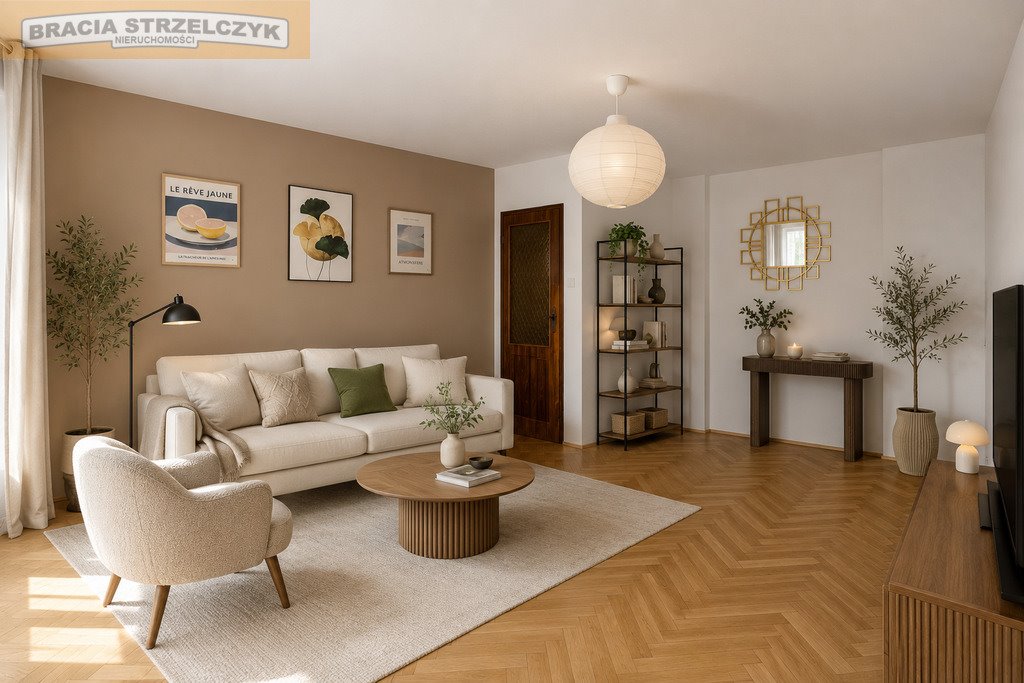 Przestronne 2-pokojowe mieszkanie z balkonem i widokiem na ogródki Warszawa, Praga-Południe, Saska Kępa, Międzynarodowa  49m2 Foto 1