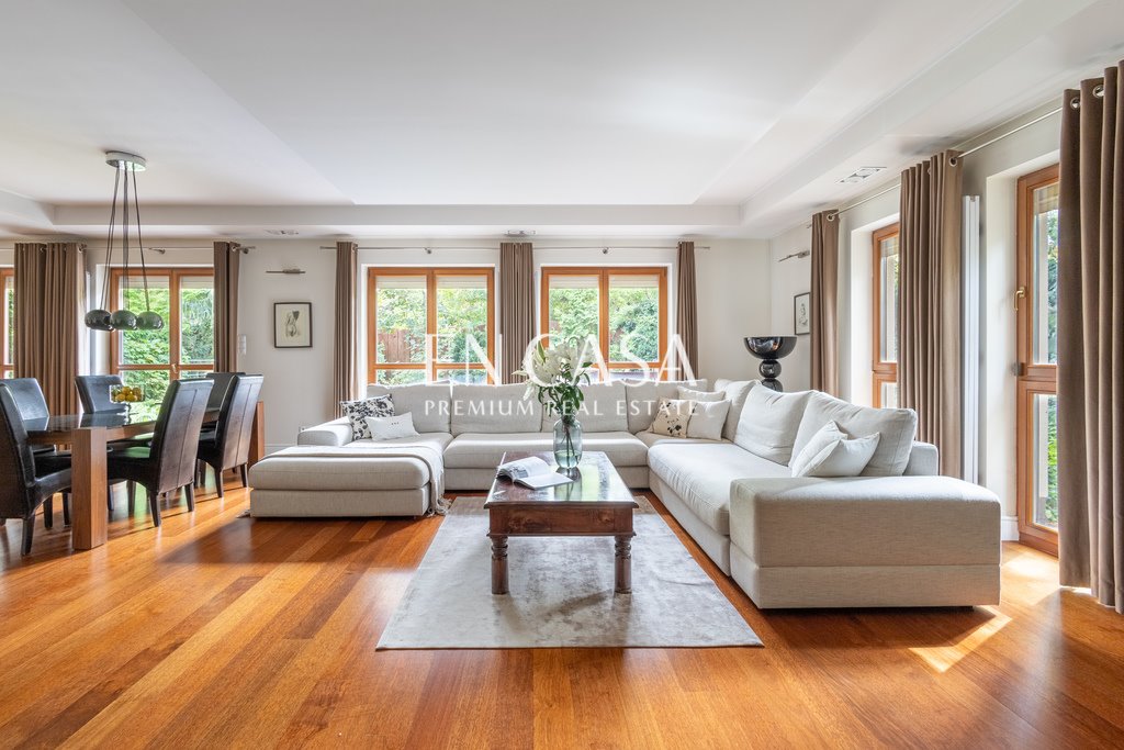 Ekskluzywny 5-pokojowy apartament z dużym ogrodem i strefą relaksu Warszawa, Wilanów, Królewicza Jakuba  179m2 Foto 1