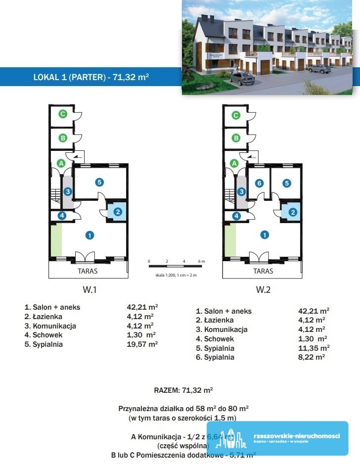 Mieszkanie trzypokojowe na sprzedaż Tyczyn  71m2 Foto 14