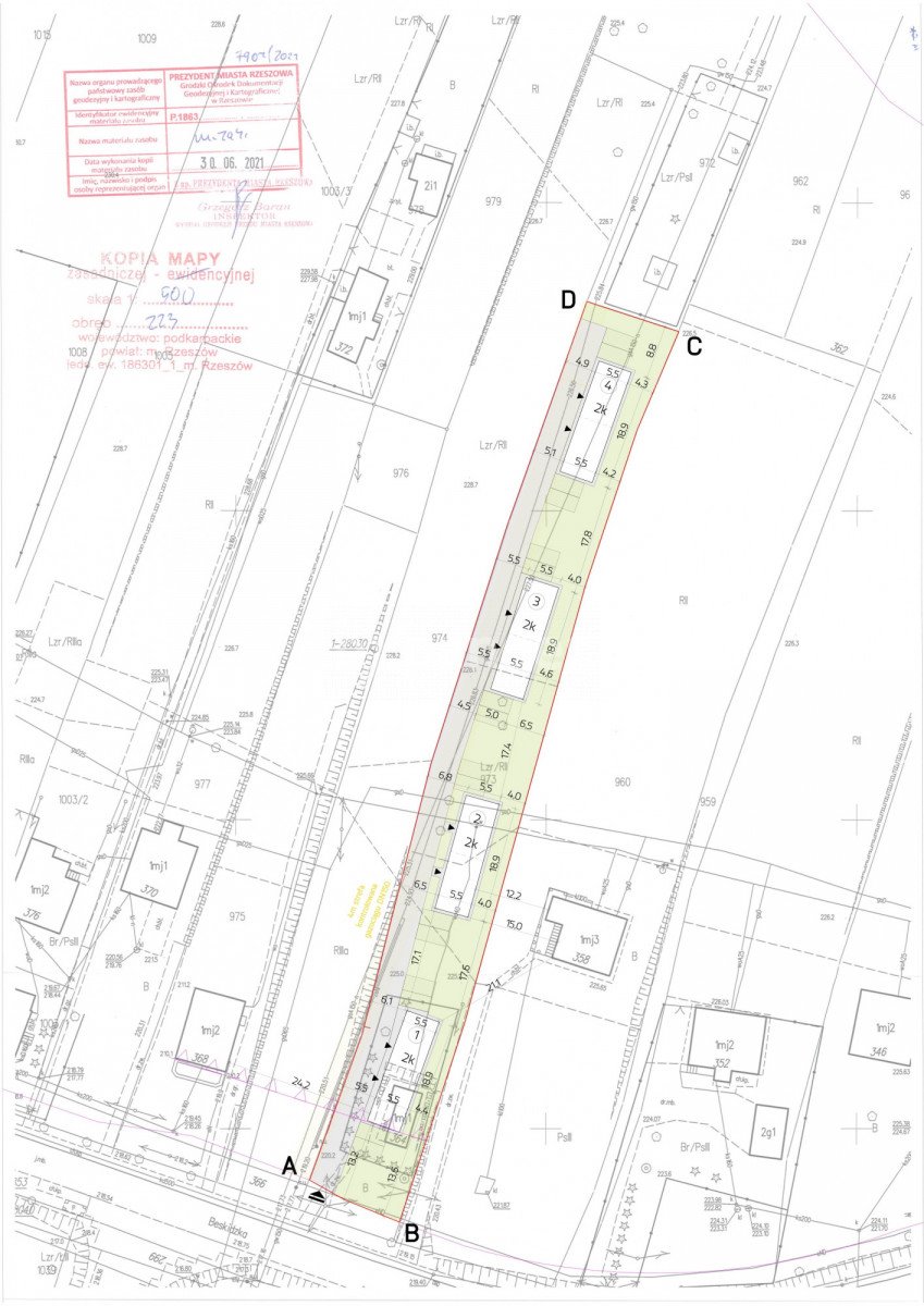 Działka budowlana na sprzedaż Rzeszów, Beskidzka  2 500m2 Foto 4