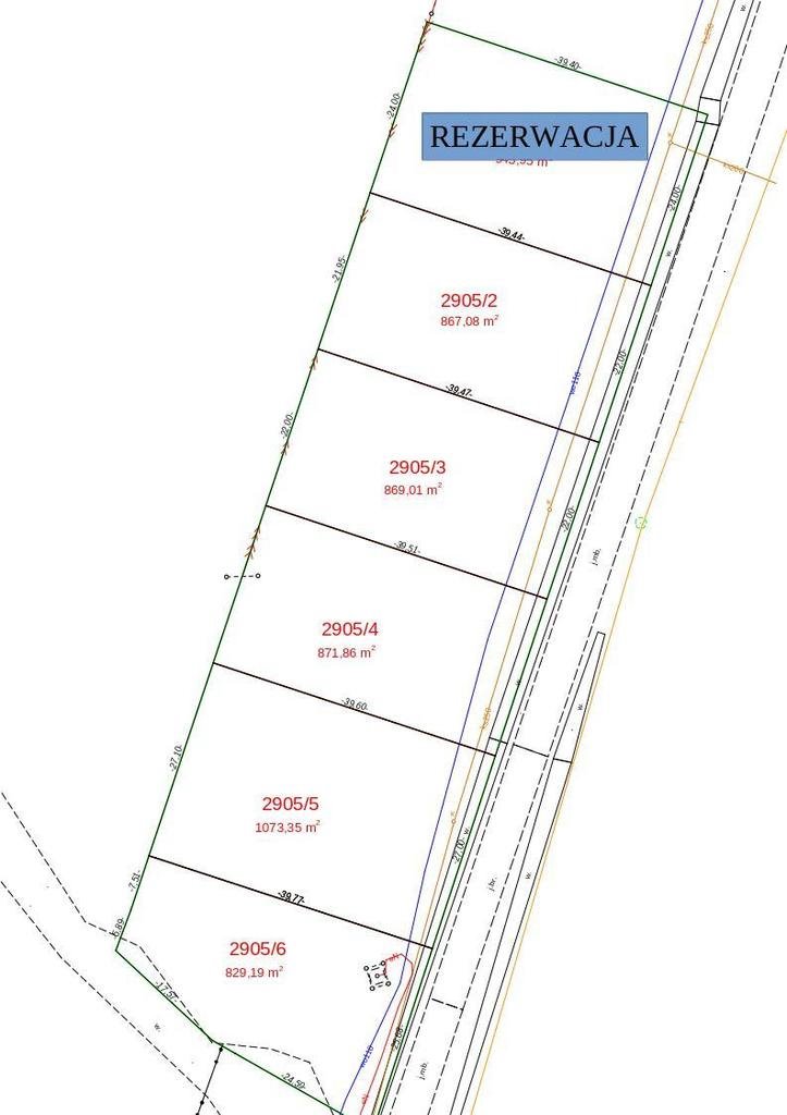 Działka budowlana na sprzedaż Suków  847m2 Foto 3