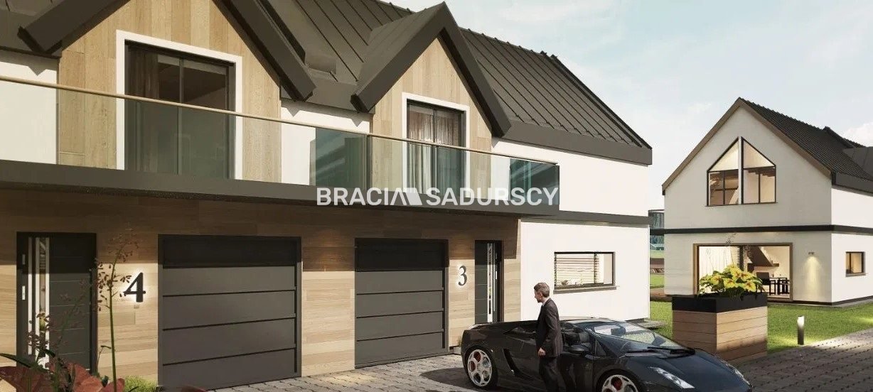 Nowoczesny bliźniak z ogródkiem, garaż i 3 sypialnie Kraków, Nowa Huta , Nowa Huta, Wiązowa  103m2 Foto 1