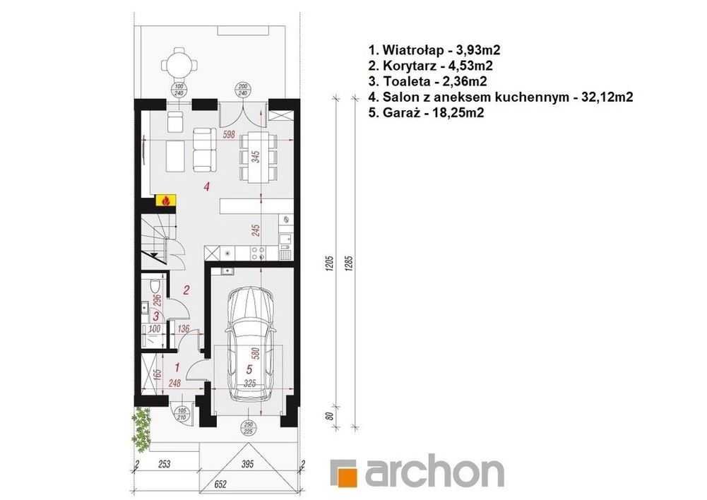 Dom w Oborze z garażem i działką 318 m2 Obora  123m2 Foto 1