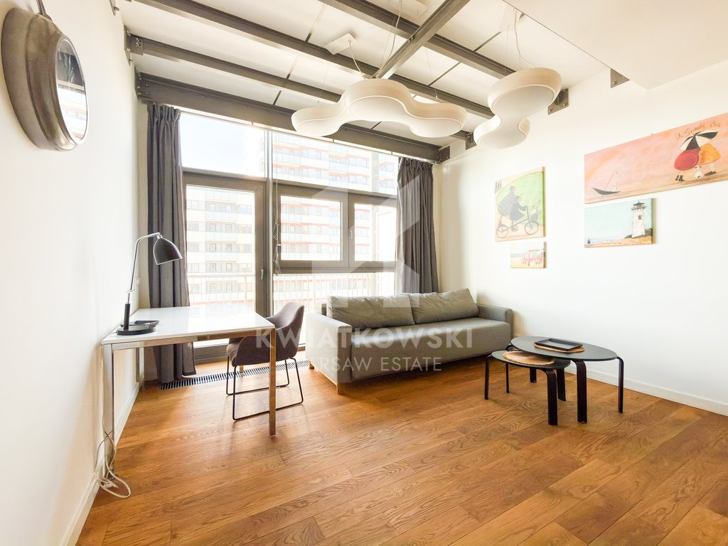 Nowoczesny loft 68 m² z klimatyzacją i garażem (Mokotów) Warszawa, Mokotów  68m2 Foto 1