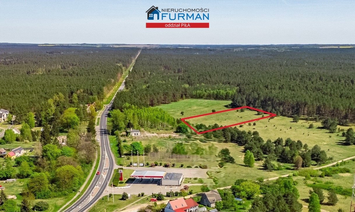 Do sprzedania działka inwestycyjna 6800 m² z możliwością usług Lędyczek  6 800m2 Foto 1