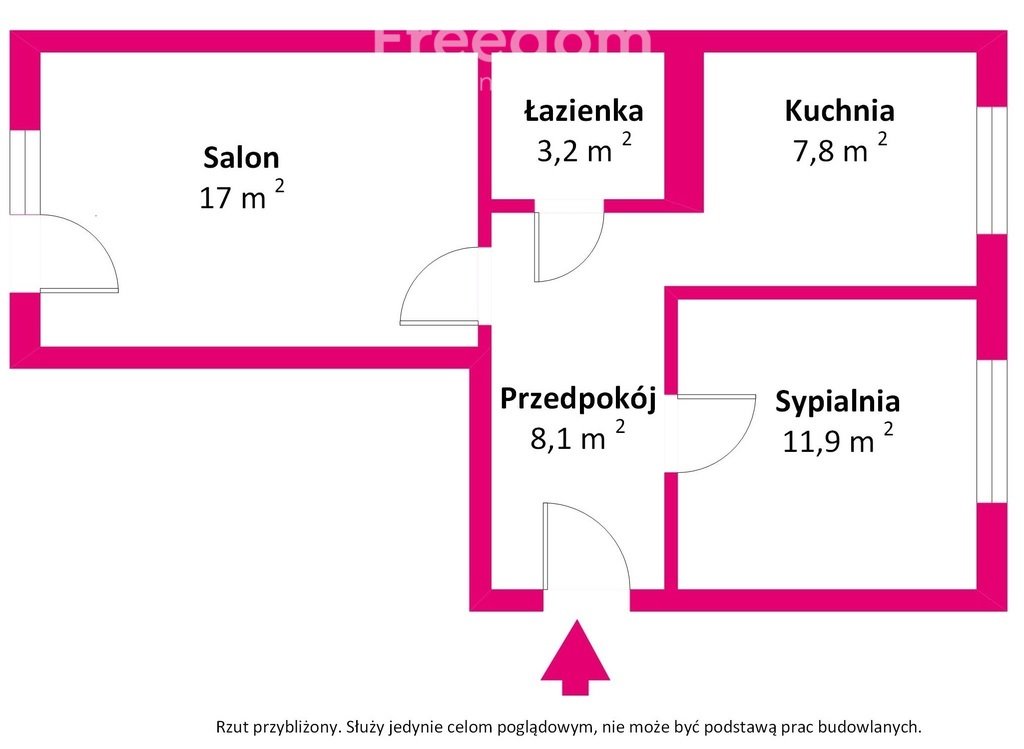 Mieszkanie dwupokojowe na sprzedaż Biała Podlaska, Tadeusza Kościuszki  47m2 Foto 5