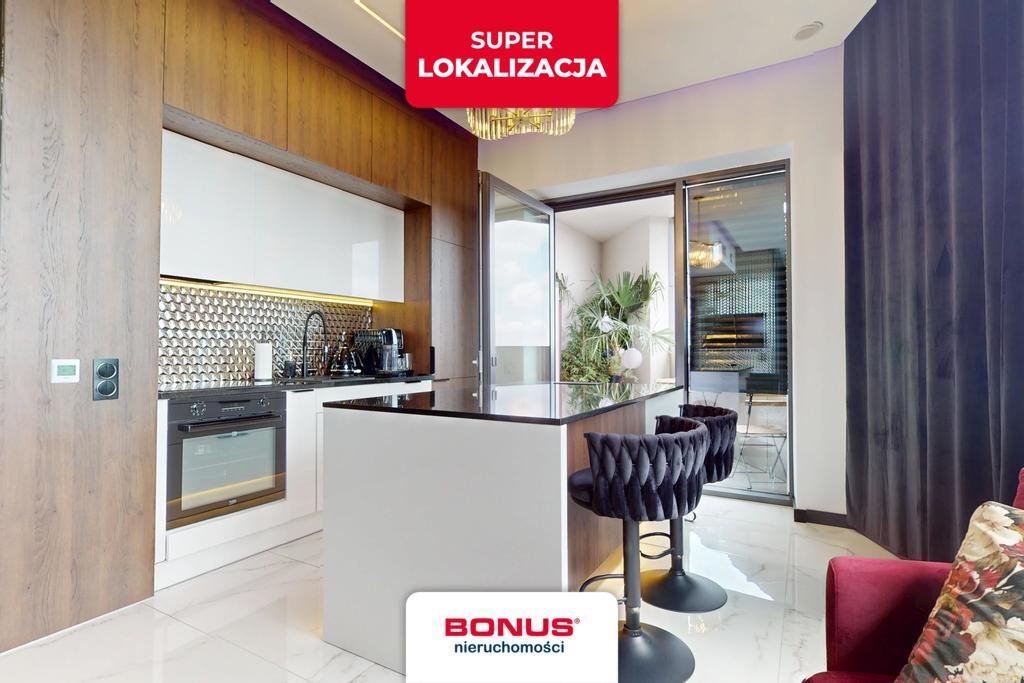 Nowoczesny apartament w Hanza Tower z tarasem i basenem Szczecin, Centrum, al. Wyzwolenia  36m2 Foto 1