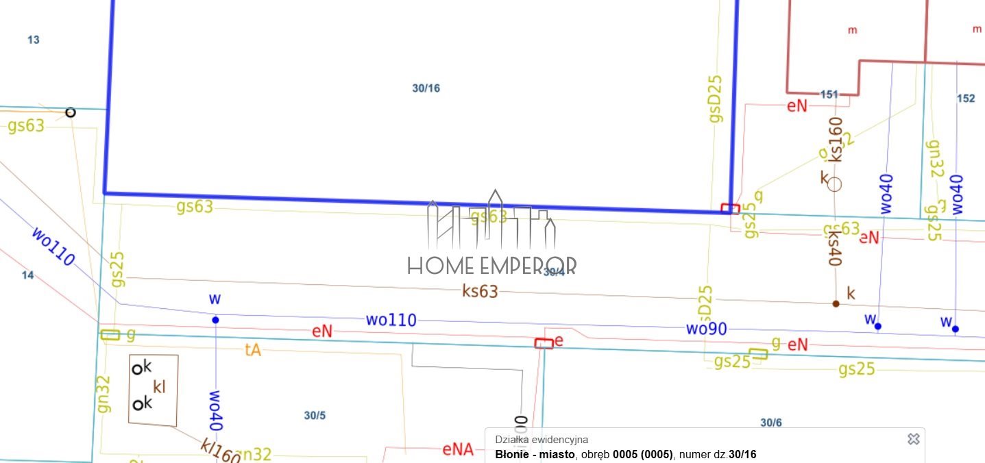 Działka budowlana na sprzedaż Błonie, Zacisze  1 080m2 Foto 3