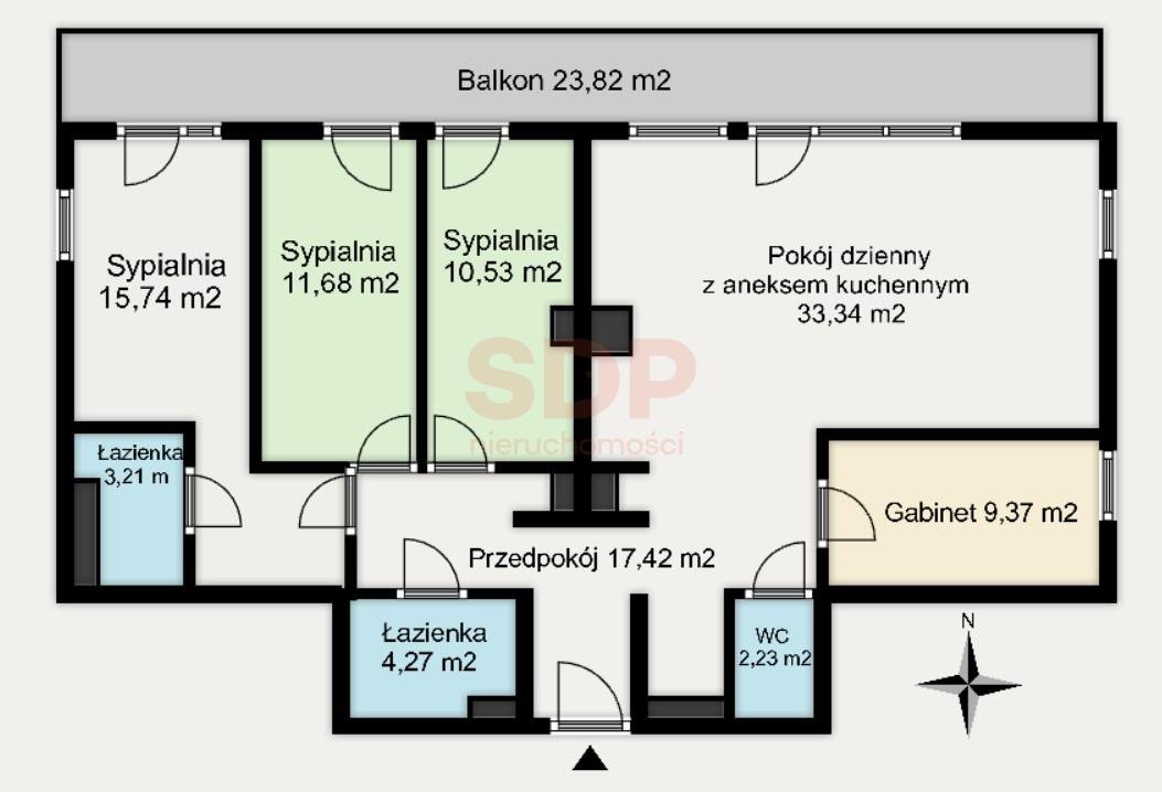 Mieszkanie na sprzedaż Wrocław, Śródmieście, Kleczków, Wybrzeże Conrada - Korzeniowskiego  108m2 Foto 2