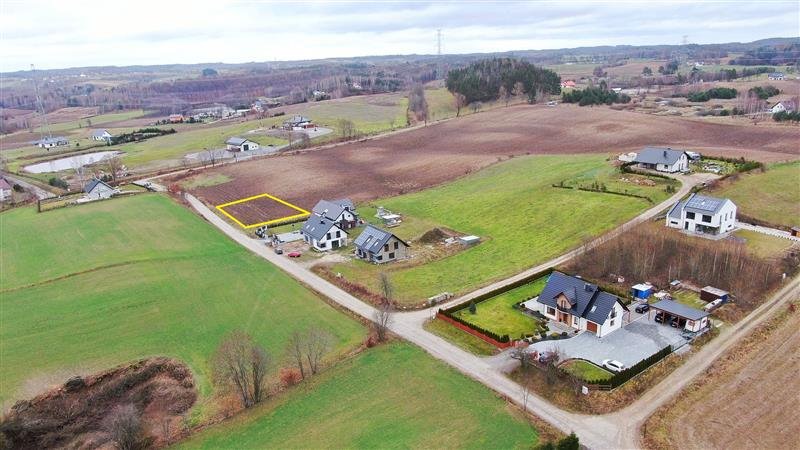 Działka pod dom w otoczeniu lasów i jezior, 1196 m² Ugoszcz, Ugoszcz  1 196m2 Foto 1