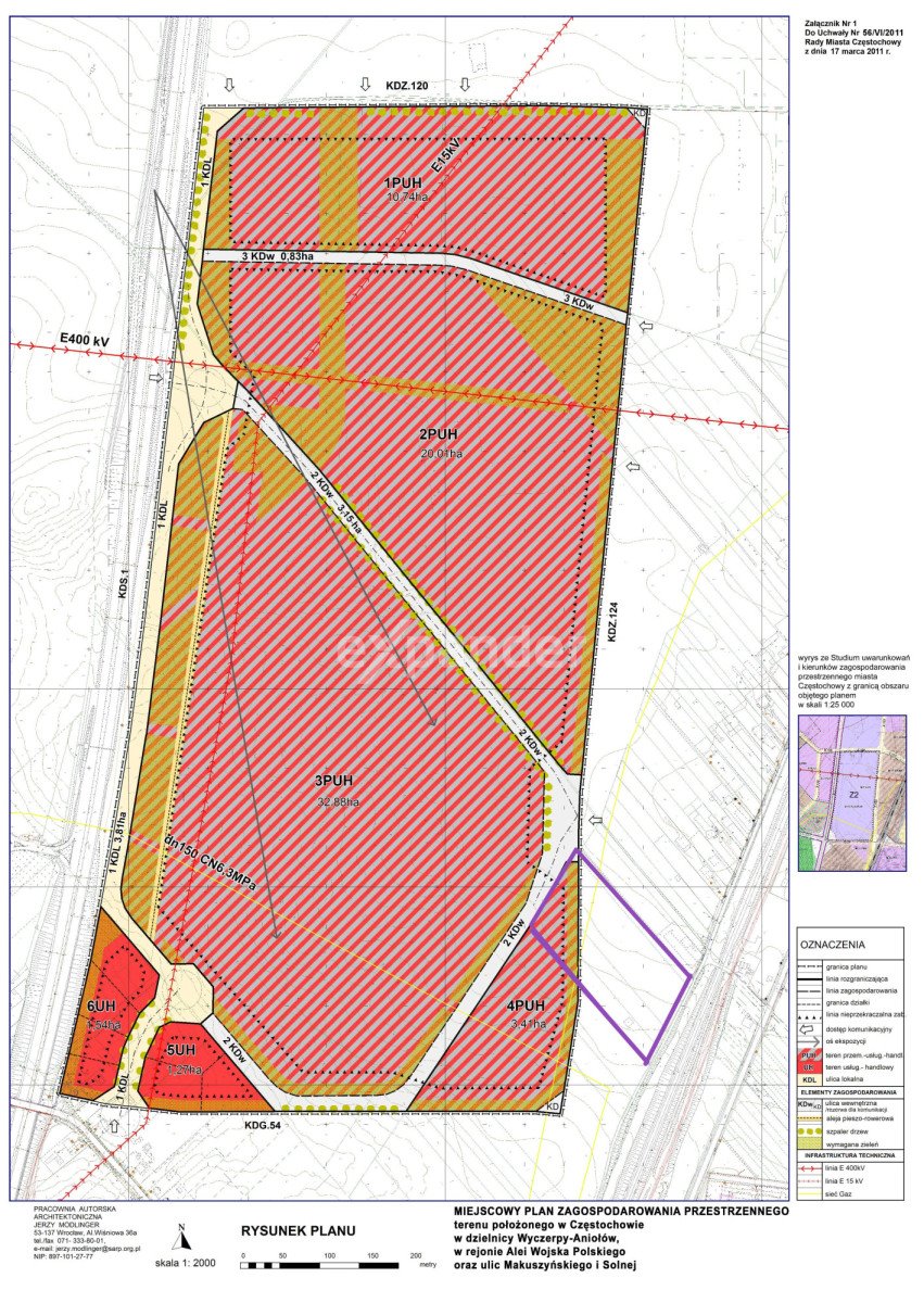 Działka budowlana na sprzedaż Częstochowa, Solna  22 950m2 Foto 1