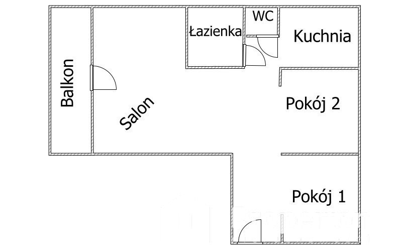Mieszkanie trzypokojowe na sprzedaż Łódź, Polesie, al. ks. kard. Stefana Wyszyńskiego  53m2 Foto 2