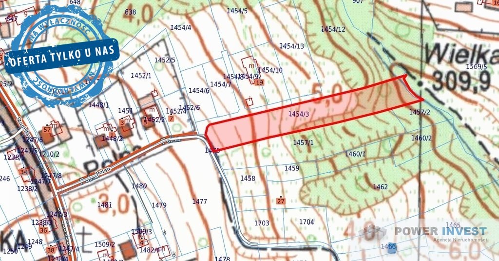 Działka 4 300 m² z możliwością zabudowy i lasem Świątniki Górne, Polna  4 300m2 Foto 1