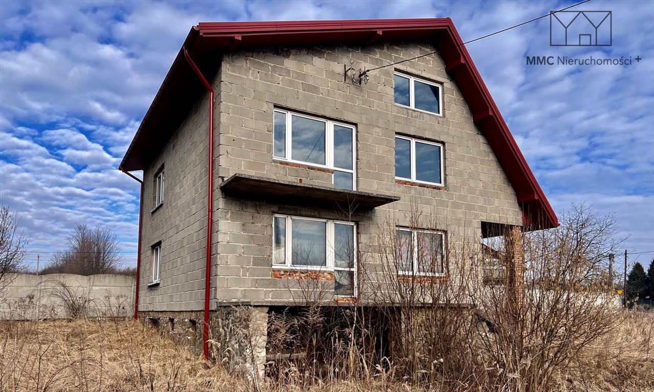 Nowoczesny dom z dużą działką 1,5 ha – stan surowy zamknięty Zawiercie, Skarzyce, Kmicica  216m2 Foto 1