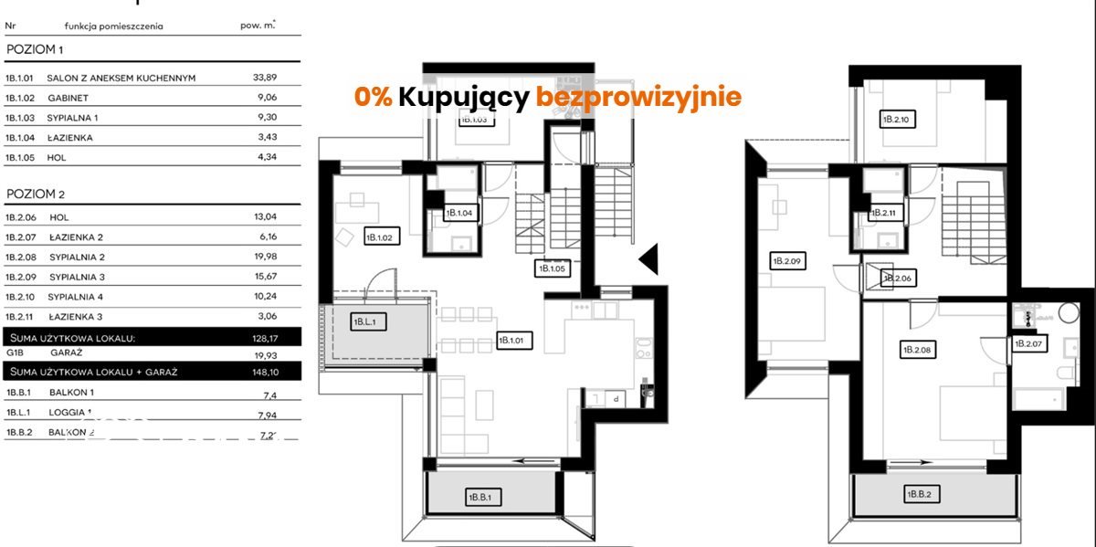 Mieszkanie na sprzedaż Kraków, Prądnik Biały  127m2 Foto 2