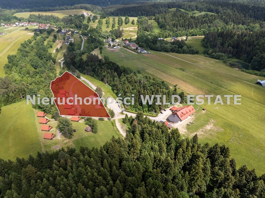Kompleks 5 domków rekreacyjnych, 1,12 ha, Weremień Lesko, Weremień  11 296m2 Foto 1