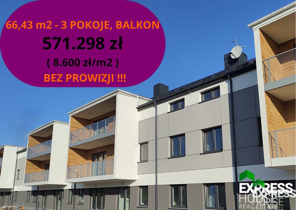 Mieszkanie trzypokojowe na sprzedaż Łódź, Widzew, Jędrowizna  66m2 Foto 1