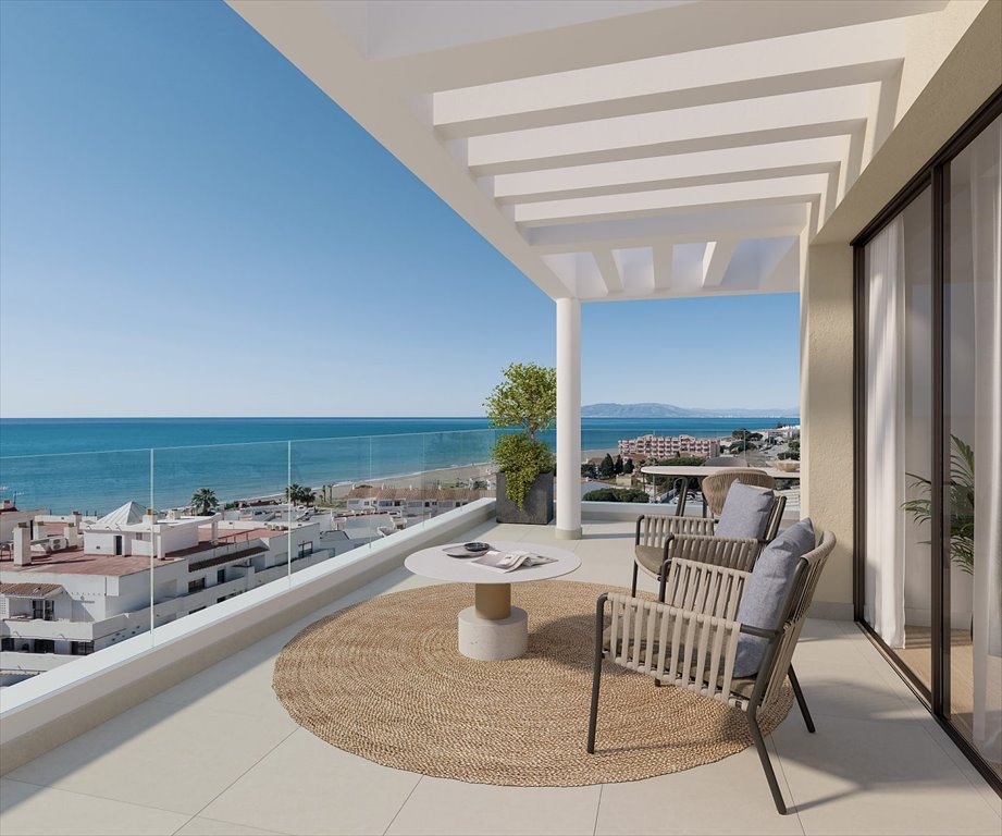 Luksusowe apartamenty z widokiem na morze i basenem infinity Hiszpania, Torre de Benagalbón, Torre de Benagalbón, Rincón de la Victoria, Málaga  60m2 Foto 1