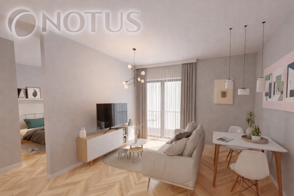 Nowoczesny loft 33,54 m² z balkonem w prestiżowej inwestycji Wrocław, Stawowa  34m2 Foto 1