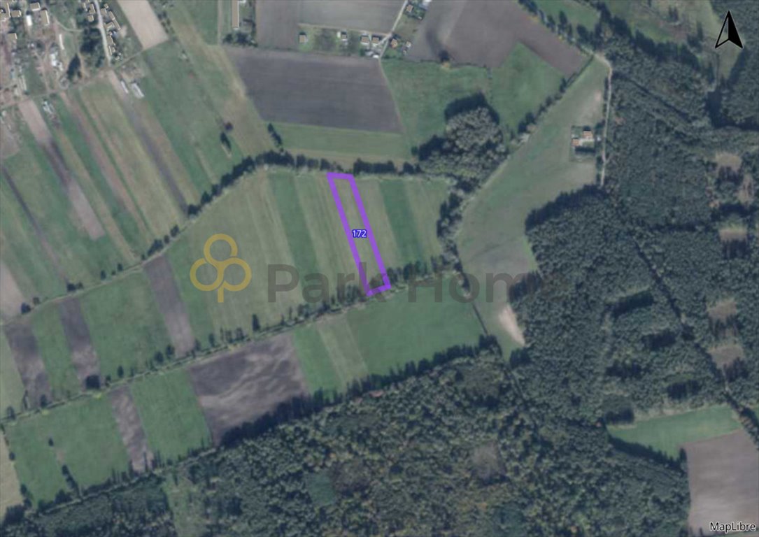 Działka 19 100 m² pod farmy fotowoltaiczne i biogazownie Srocko Małe  19 100m2 Foto 1