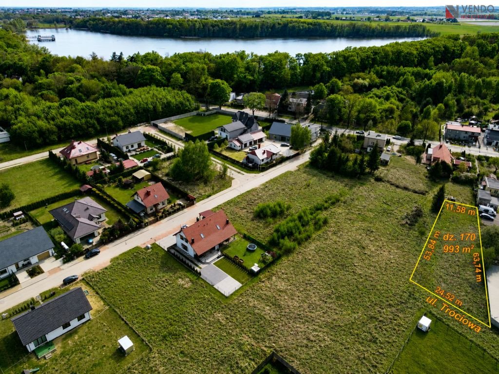 Działka 993 m² w Pobiedziskach, blisko jeziora - polecam! Pobiedziska, Trociowa  993m2 Foto 1