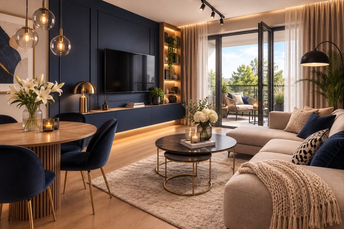 Gdynia Redłowo - Gotowe mieszkanie 46,63 m² z balkonem Gdynia, Redłowo, Legionów  47m2 Foto 1