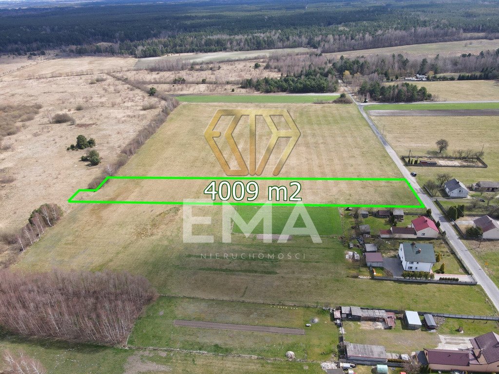 Działka 4009 m² z mediami, las, spokój - zapraszam Prusicko  4 009m2 Foto 1