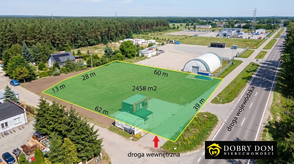 Zapraszam do zakupu działki komercyjnej 2458 m² z zatwierdzonym zjazdem Hryniewicze  2 458m2 Foto 1