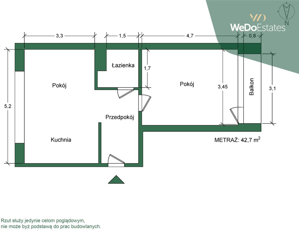 Mieszkanie dwupokojowe na sprzedaż Warszawa, Bielany, Hansa Christiana Andersena  43m2 Foto 3