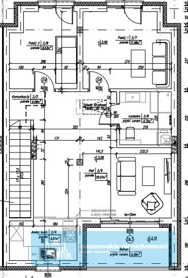 Mieszkanie trzypokojowe na sprzedaż Zaczernie  60m2 Foto 14