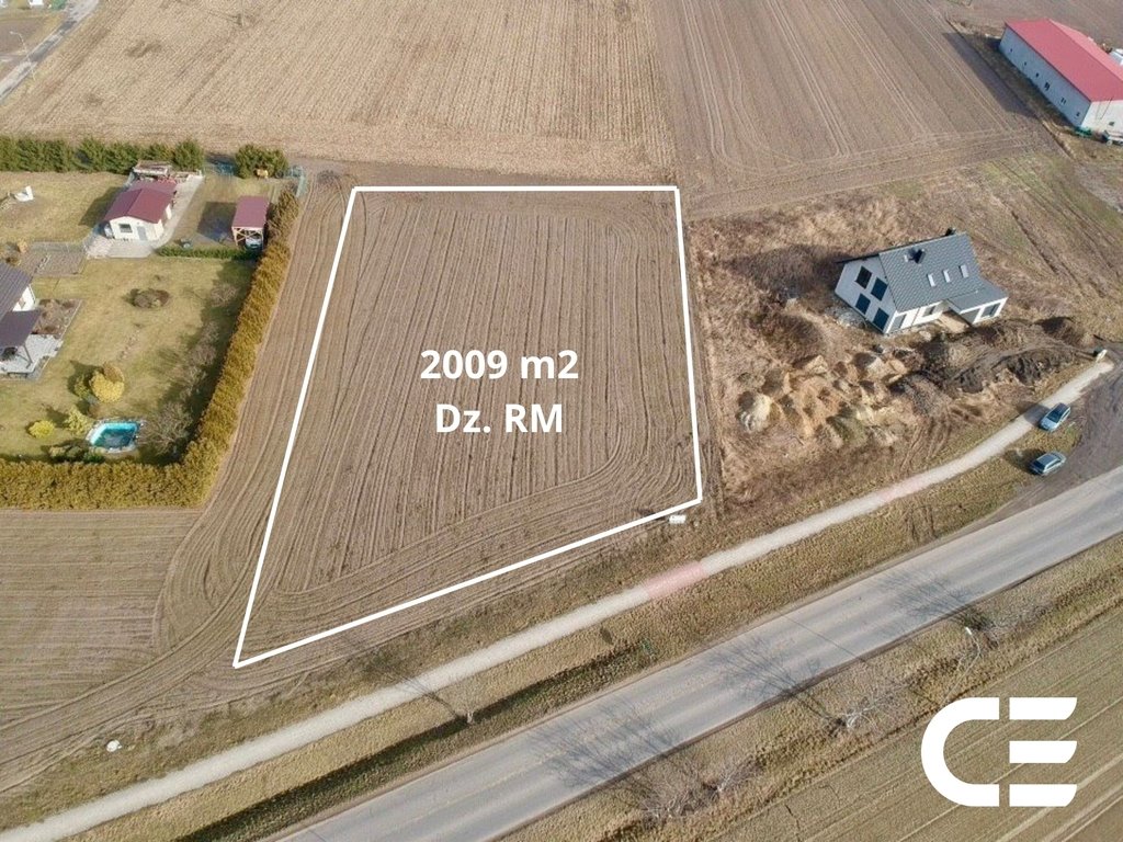 Działka zagrodowa RM 2009 m² z mediami i asfaltowym dojazdem Jenkowice  2 009m2 Foto 1