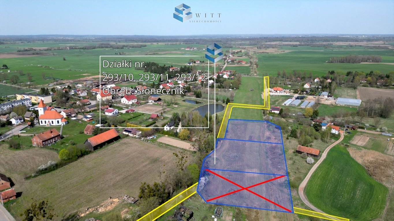 Działka budowlana na sprzedaż Słonecznik  3 154m2 Foto 1