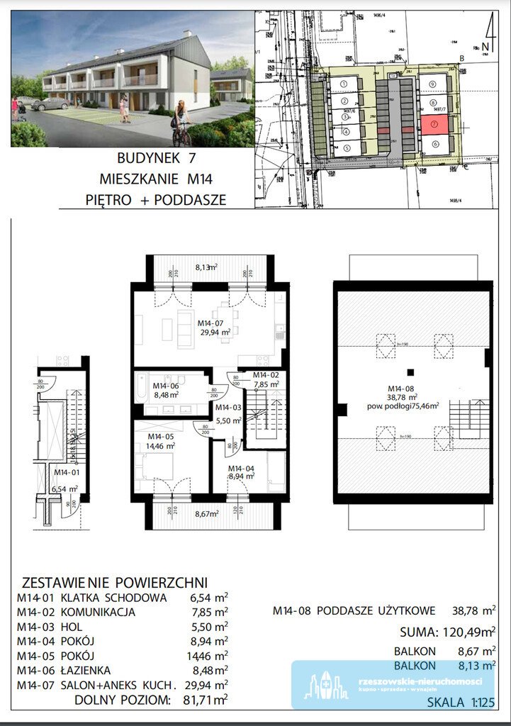 Mieszkanie czteropokojowe  na sprzedaż Rzeszów, Budziwój  120m2 Foto 2