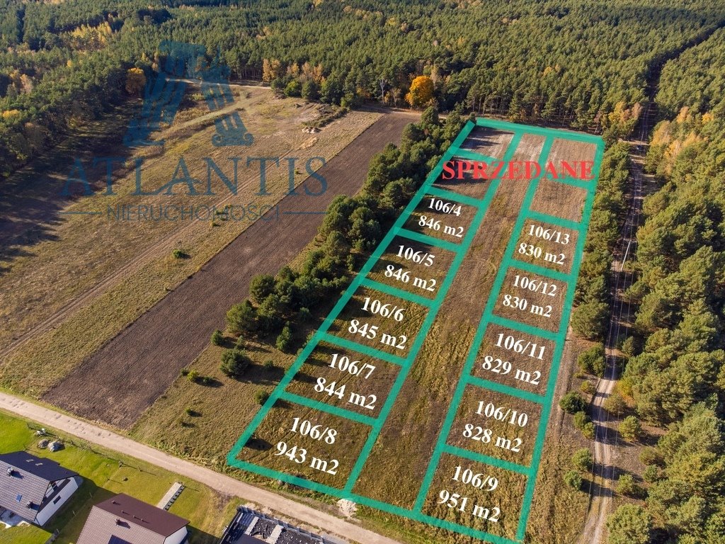 Działka budowlana na sprzedaż Januszkowo  830m2 Foto 1