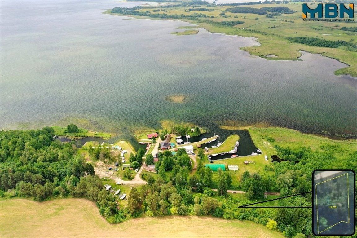 Działka 542m² nad jeziorem Śniardwy (Okartowo) z planem zabudowy Orzysz, Okartowo  542m2 Foto 1