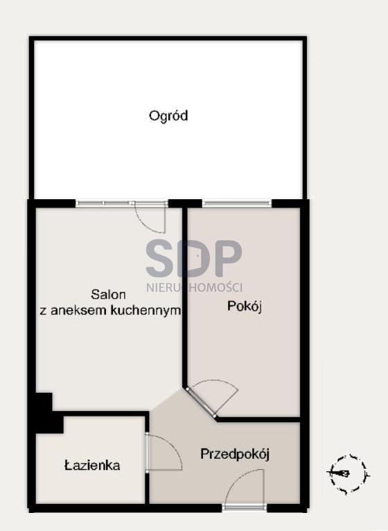 Mieszkanie dwupokojowe na sprzedaż Wrocław, Krzyki, Jagodno, Stanisława Drabika  37m2 Foto 5