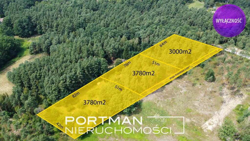 Działka 11 256 m² z domem letniskowym, media, dojazd asfalt Wiązowna Kościelna  11 256m2 Foto 1