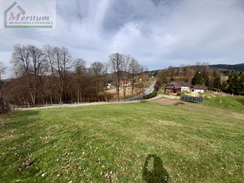 Widokowa działka w Korczynie, media, MPZP Korczyna  704m2 Foto 1