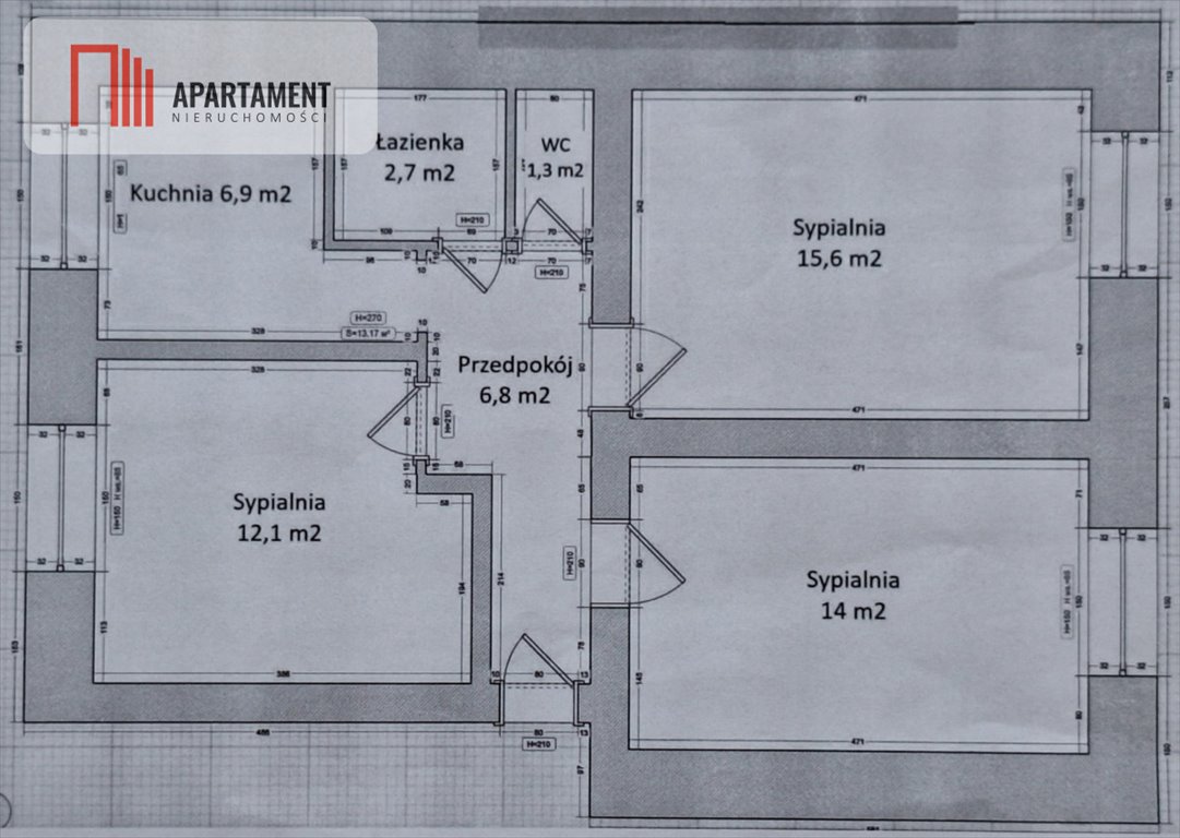 Mieszkanie trzypokojowe na sprzedaż Bydgoszcz  59m2 Foto 13