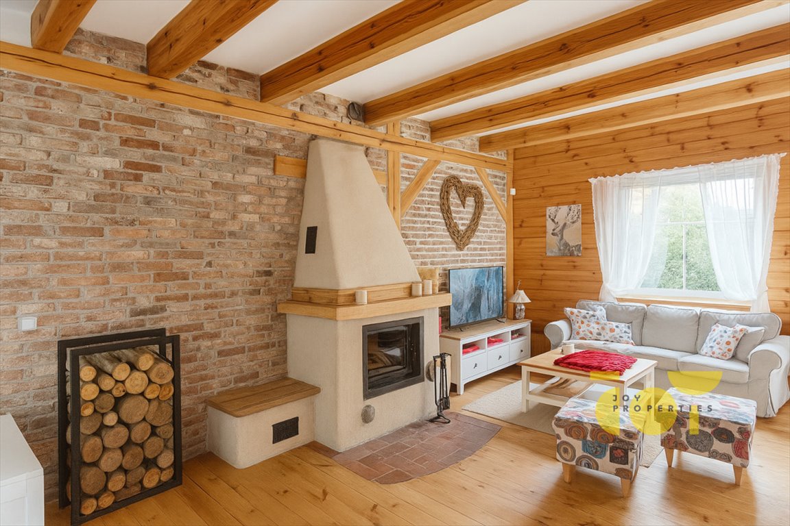 Urokliwy dom na Mazurach z dużym tarasem i ogrodem Pisz  140m2 Foto 1