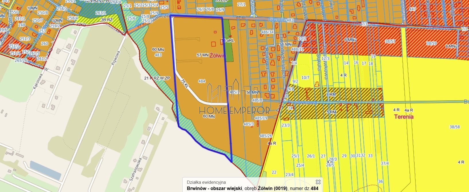 Działka budowlana na sprzedaż Żółwin, Graniczna  127 200m2 Foto 1