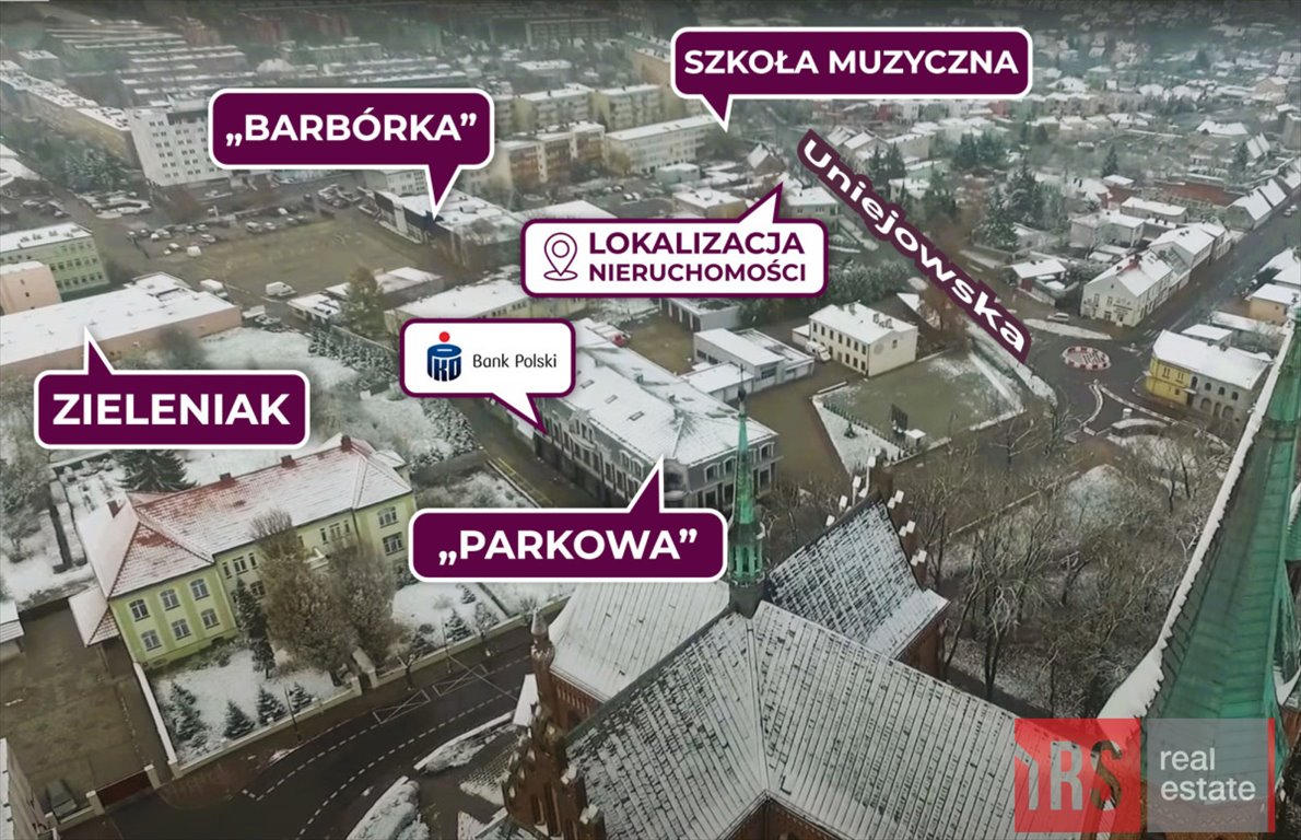 Lokal użytkowy 100 m² w centrum Turku - duży potencjał Turek, Uniejowska  100m2 Foto 1